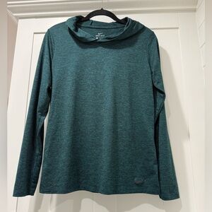 Nike Dri-FIT Lightweight Heathered Green Hoodie